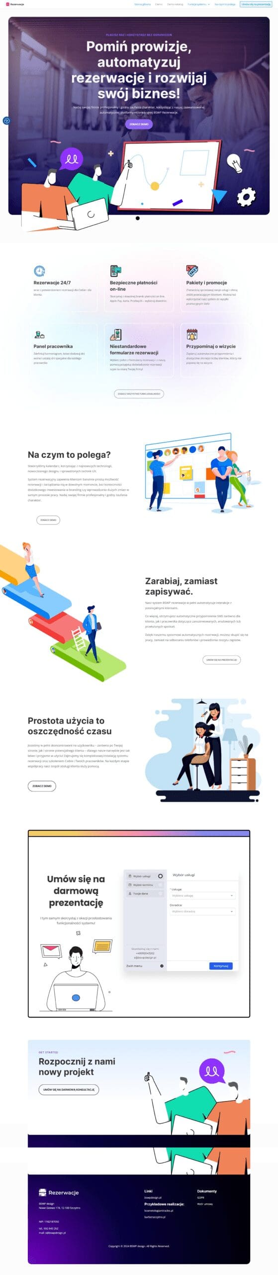 system automatycznych rezerwacji wizyt bswp